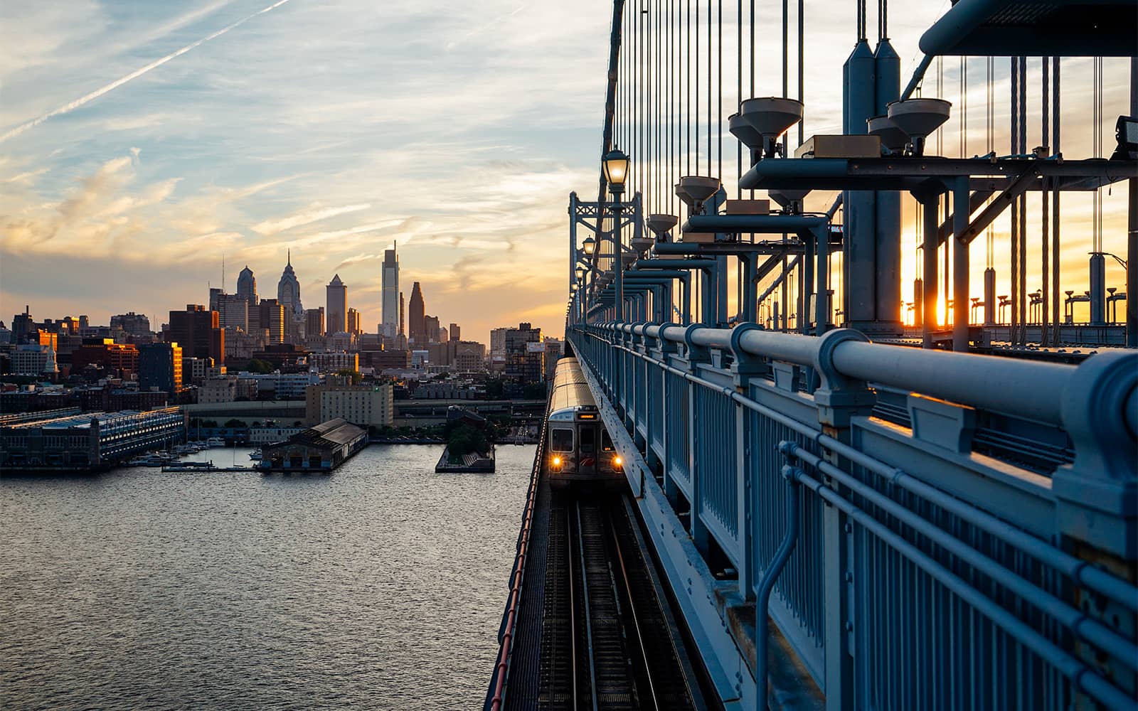 The Philadelphia skyline.