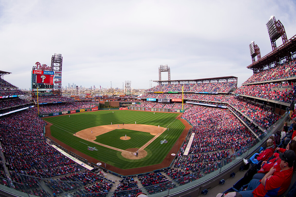 A MLB All-Star Game in Philadelphia.