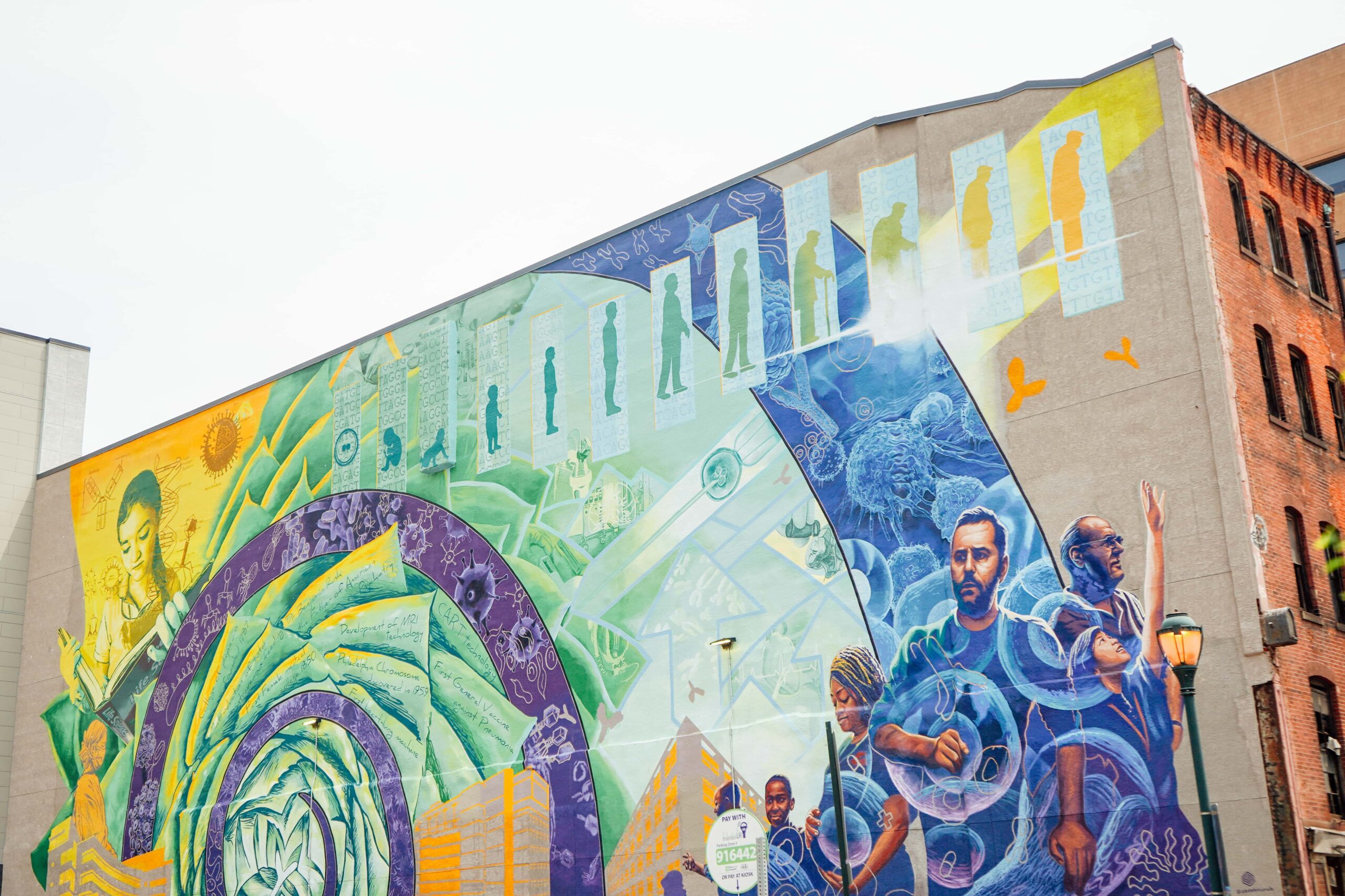 A mural in Philadelphia.