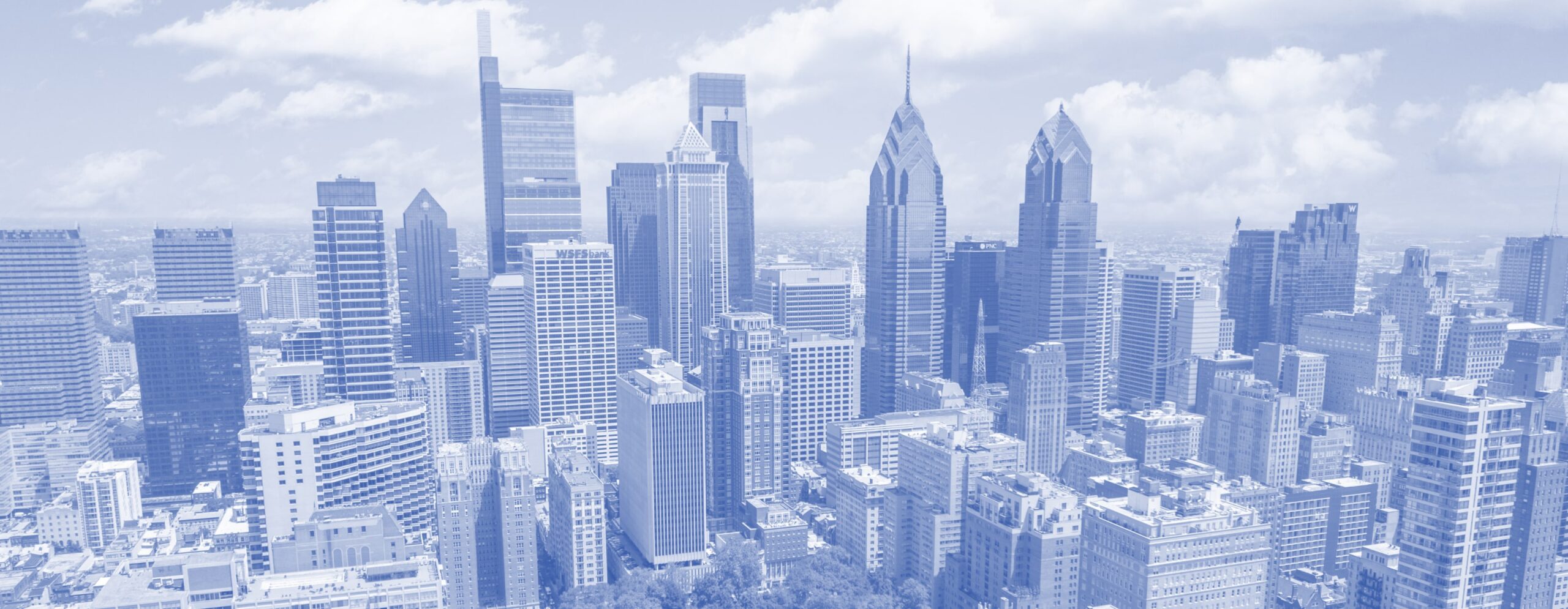 The Philadelphia skyline.