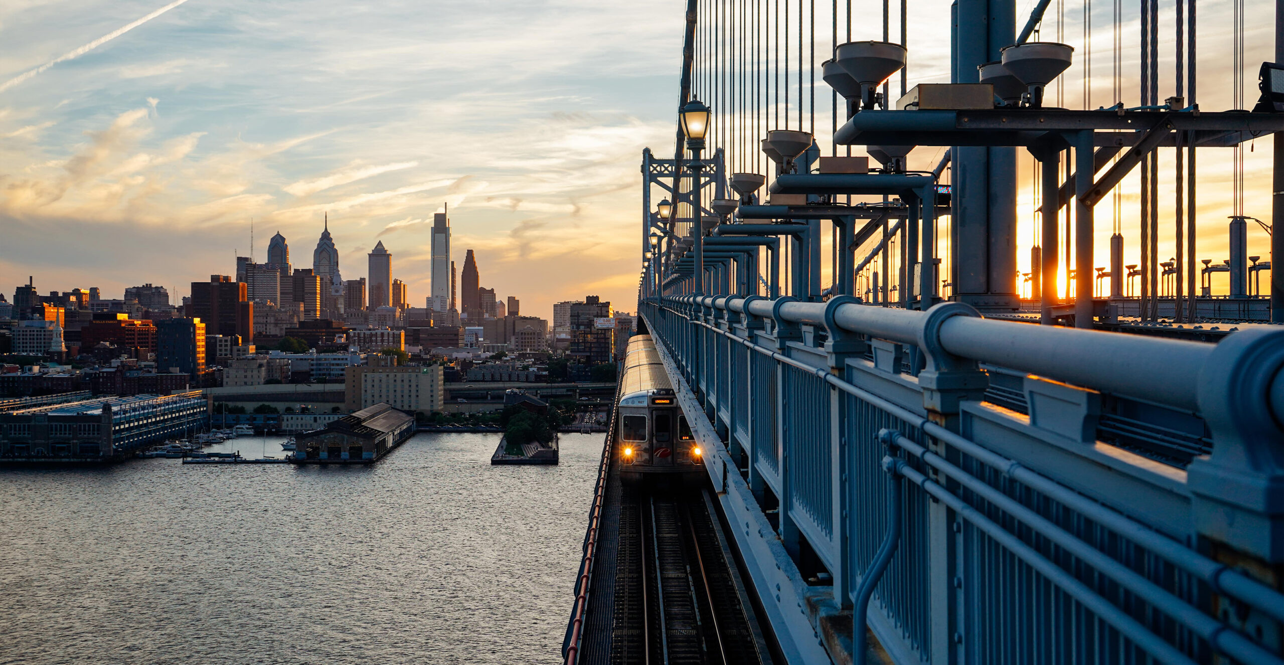 The Philadelphia skyline.