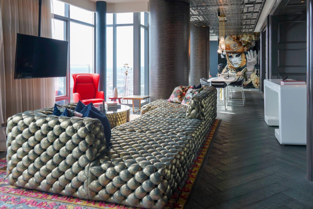 The suite at the W Hotel