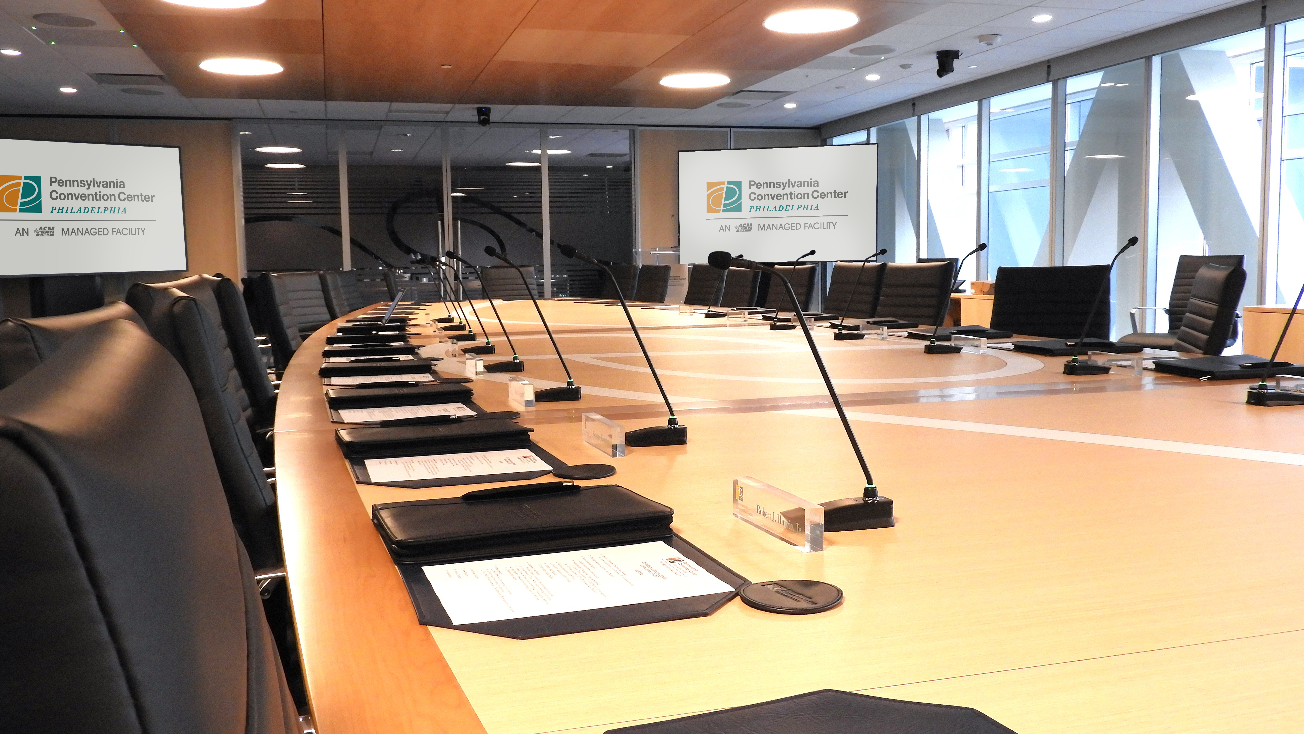 The Pennsylvania Convention Center executive boardroom,