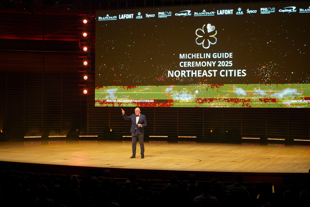 The Michelin Guide Ceremony stage