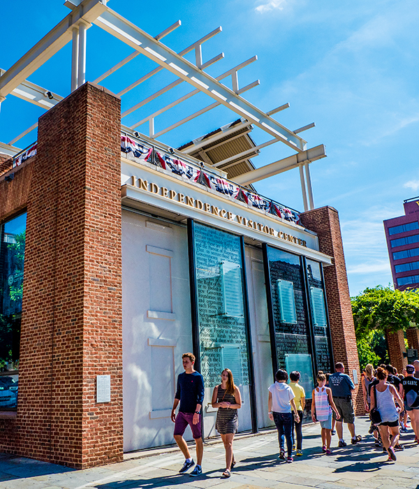 Exterior of the Independence Visitors Center