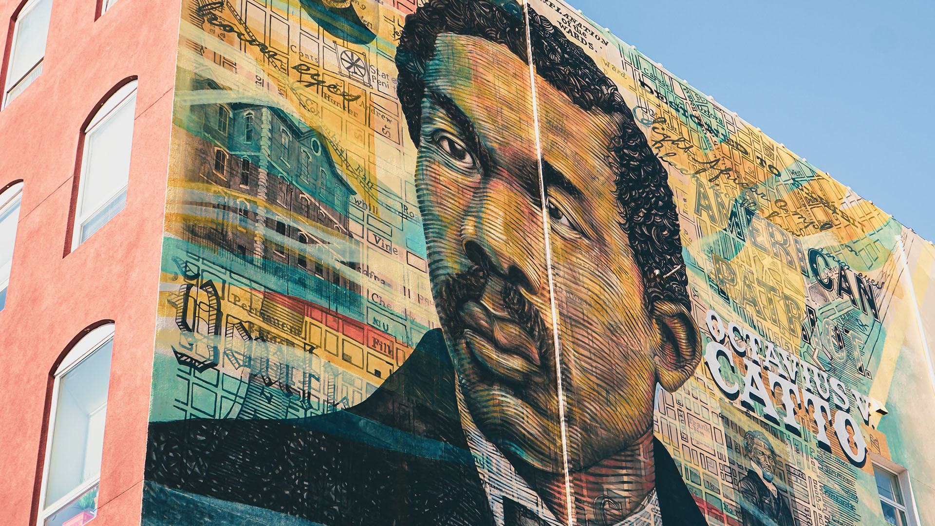 Philadelphia mural of Octavious Catto